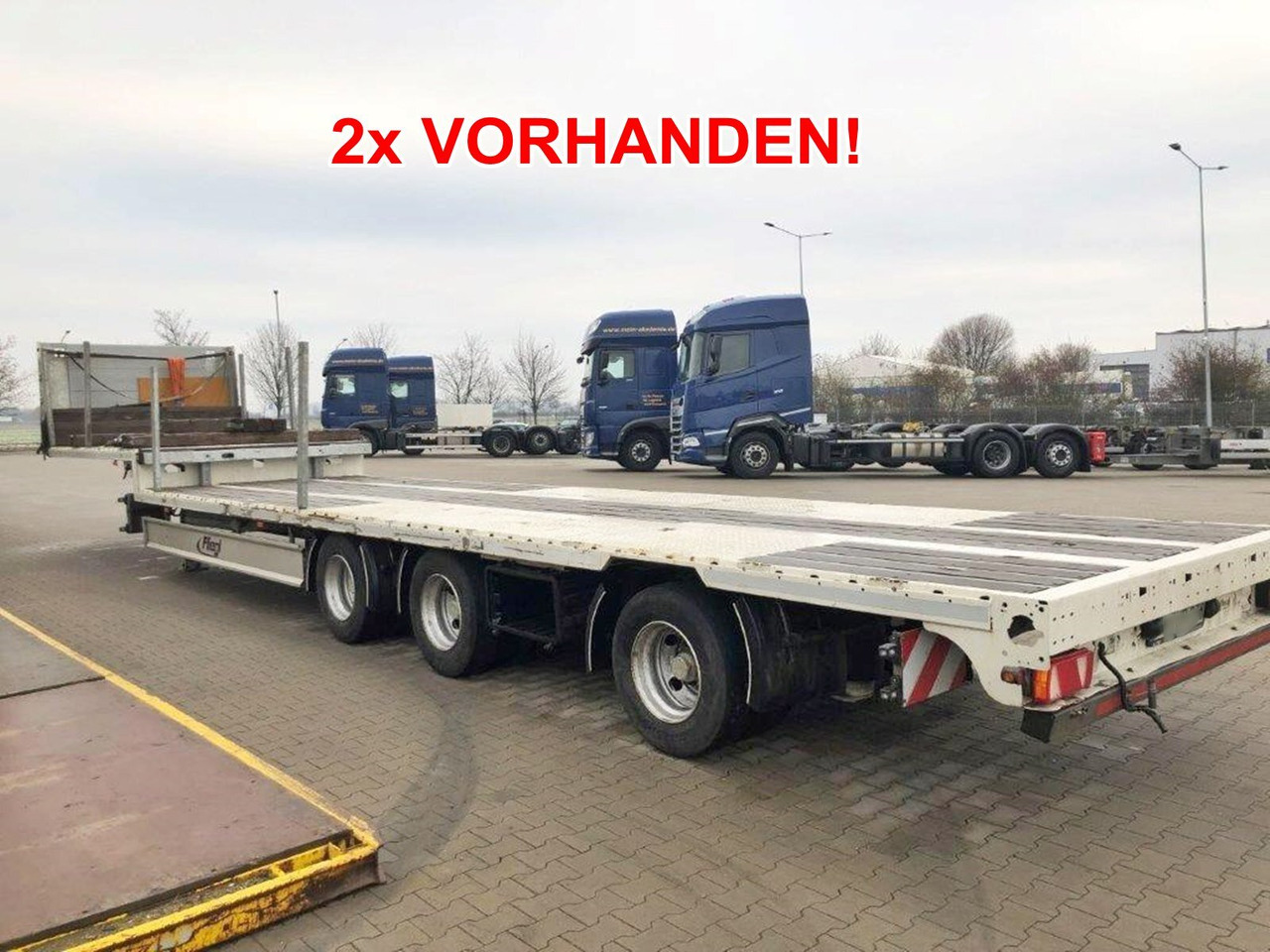 Fliegl SDS 390 SDS 390, 2x VORHANDEN! - Low loader semi-trailer: picture 1 Fliegl SDS 390 SDS 390, 2x VORHANDEN! - Low loader semi-trailer: picture 1