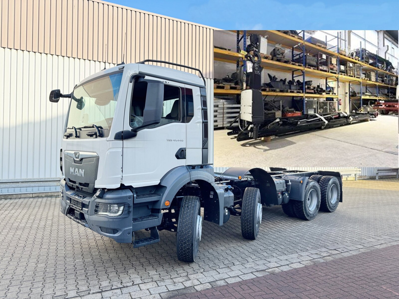 MAN 41.440 8x4 BB 41.440 8x4 BB - Hook lift truck: picture 1 MAN 41.440 8x4 BB 41.440 8x4 BB - Hook lift truck: picture 1