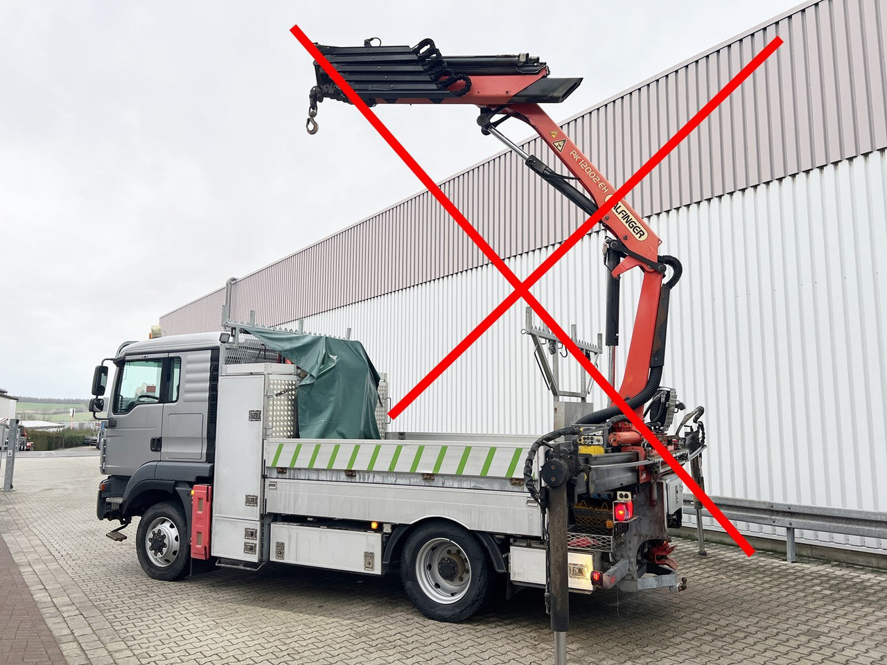 Dropside/ Flatbed truck MAN TGM 13/15.290 4X4 BL TGM 13/15.290 4X4 BL, Seilwinde: picture 9
