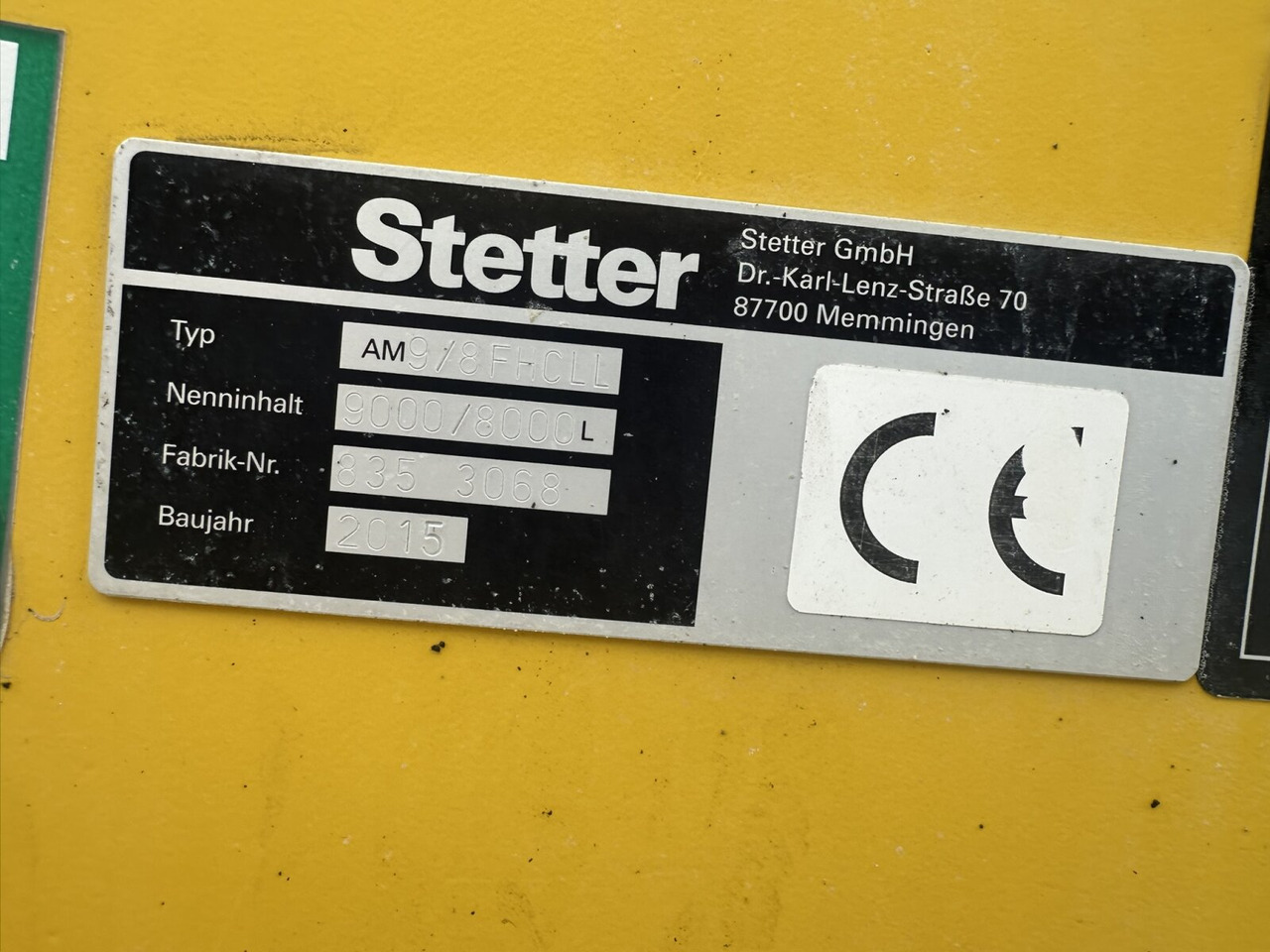 MAN TGS 32.400 8X4 BB TGS 32.400 8x4 BB, Stetter ca. 9m³ - Concrete mixer truck: picture 5 MAN TGS 32.400 8X4 BB TGS 32.400 8x4 BB, Stetter ca. 9m³ - Concrete mixer truck: picture 5