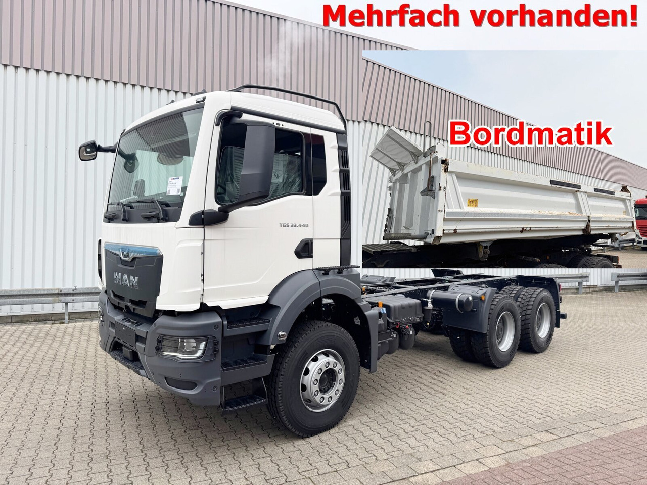 MAN TGS 33.440 6x4 BB TGS 33.440 6x4 BB, Bordmatik, mehrfach vorhanden! - Tipper: picture 1 MAN TGS 33.440 6x4 BB TGS 33.440 6x4 BB, Bordmatik, mehrfach vorhanden! - Tipper: picture 1
