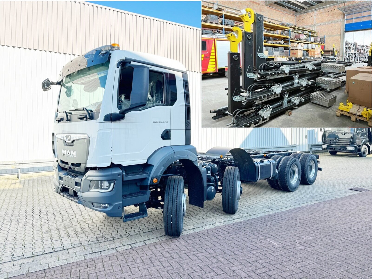 MAN TGS 35.480 8x6H BL CH TGS 35.480 8x6H BL CH, HydroDrive, Navi, Nebenantrieb - Hook lift truck: picture 1 MAN TGS 35.480 8x6H BL CH TGS 35.480 8x6H BL CH, HydroDrive, Navi, Nebenantrieb - Hook lift truck: picture 1