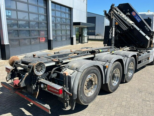 Hook lift truck, Crane truck MAN TGS 35.500 8x4-4 BL TGS 35.500 8x4-4 BL, Lenk-/Liftachse, Kran HMF 3220-K6, Funk: picture 12
