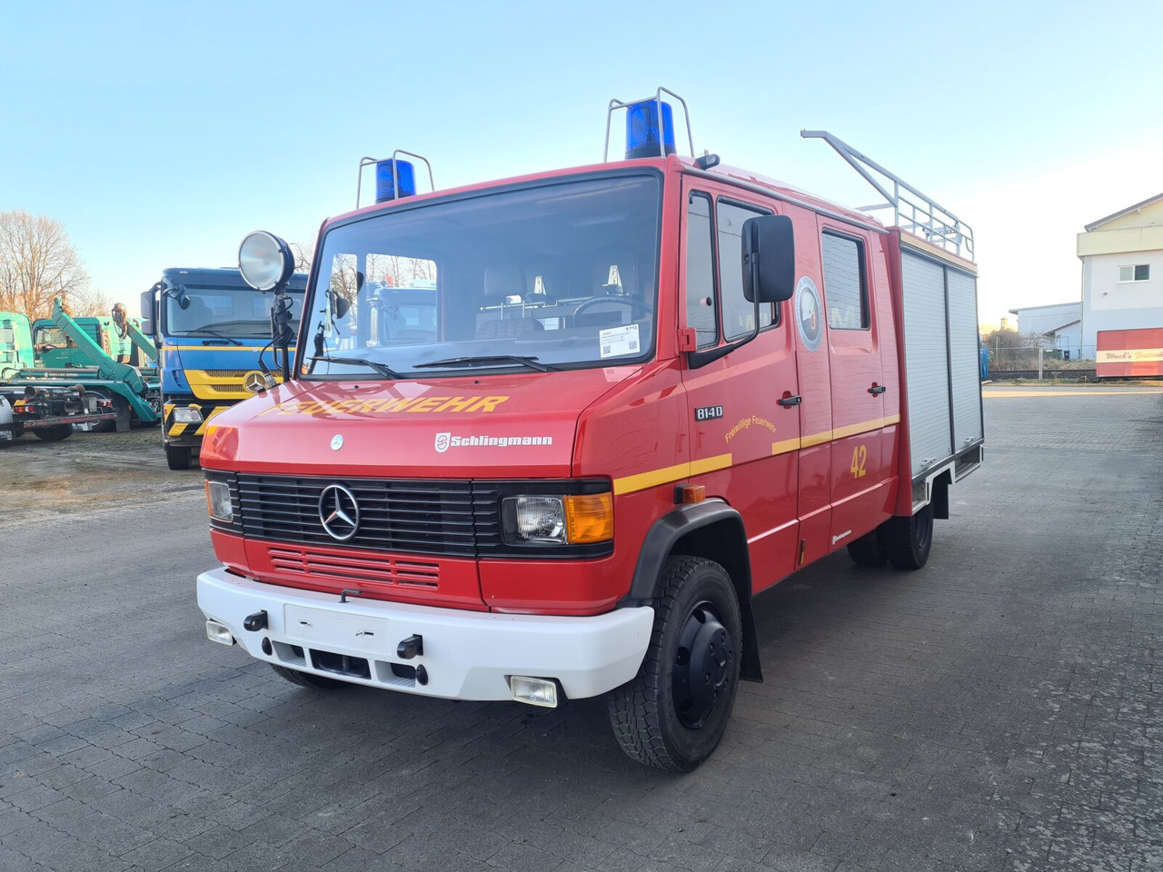 Mercedes-Benz 814 D 4x2 Doka 814 D 4x2 Doka, LF 8/6 - Fire truck: picture 1 Mercedes-Benz 814 D 4x2 Doka 814 D 4x2 Doka, LF 8/6 - Fire truck: picture 1