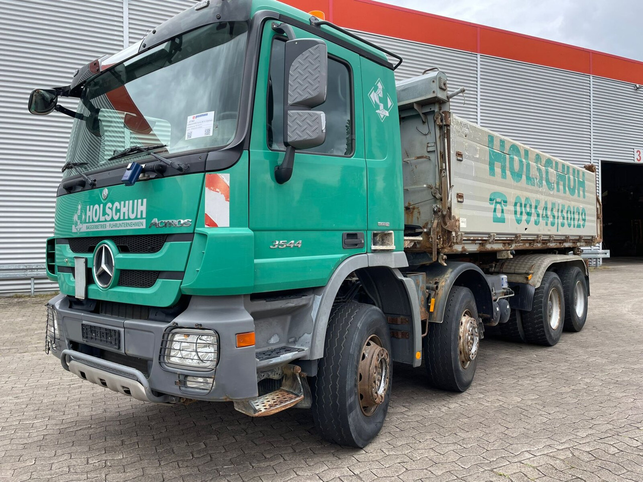 Tipper Mercedes-Benz Actros MP III 3544/8x4/4 Actros MP III 3544/8x4/4, 3 Pedale: picture 10