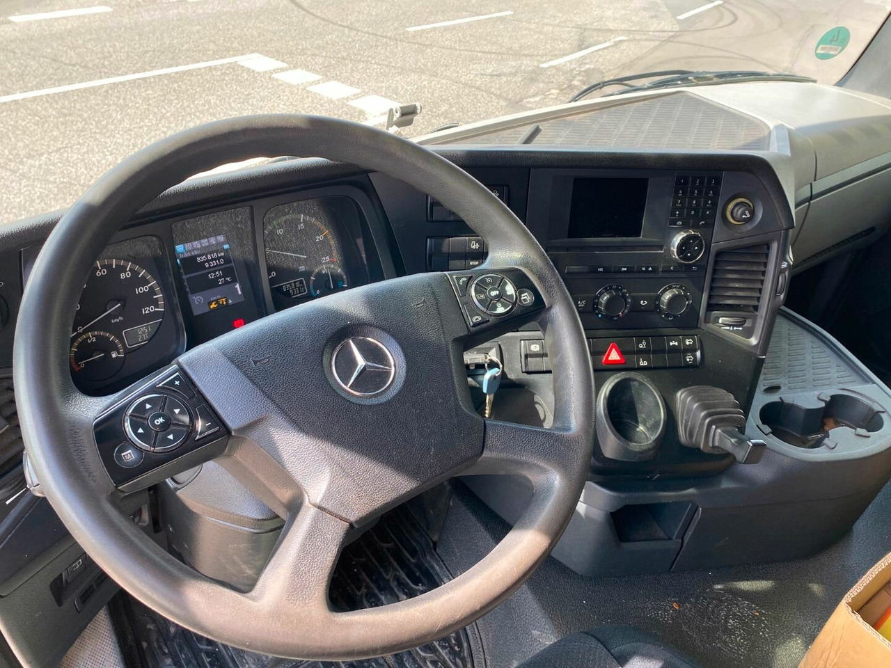 Crane truck, Dropside/ Flatbed truck Mercedes-Benz Arocs 2545 L/6x2/4 Arocs 2545 L/6x2/4, Atlas Kran, 145.2-A19 VB, 9,4m-1.51 to, Lenkachse, entlastbar, Retarder, Klima,: picture 9