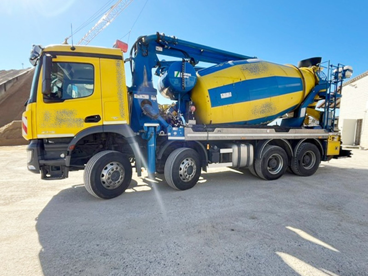 Concrete mixer truck Mercedes-Benz Arocs 3246 B 8x4 Stetter Mischer 7m³, Pumpe 25m Arocs 3246 B 8x4 Stetter Mischer 7m³, Pumpe 25m: picture 8