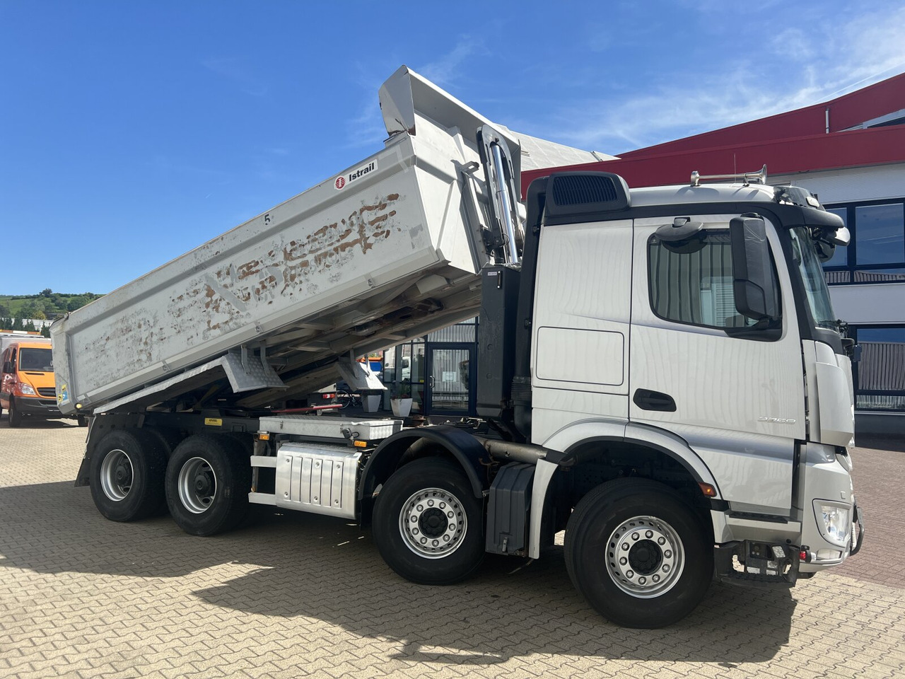 Dumper Mercedes-Benz Arocs 3251 LK 8x4/4 Arocs 3251 LK 8x4/4, Retarder, Stahlmulde ca. 15m³, hydr. Heckklappe: picture 9