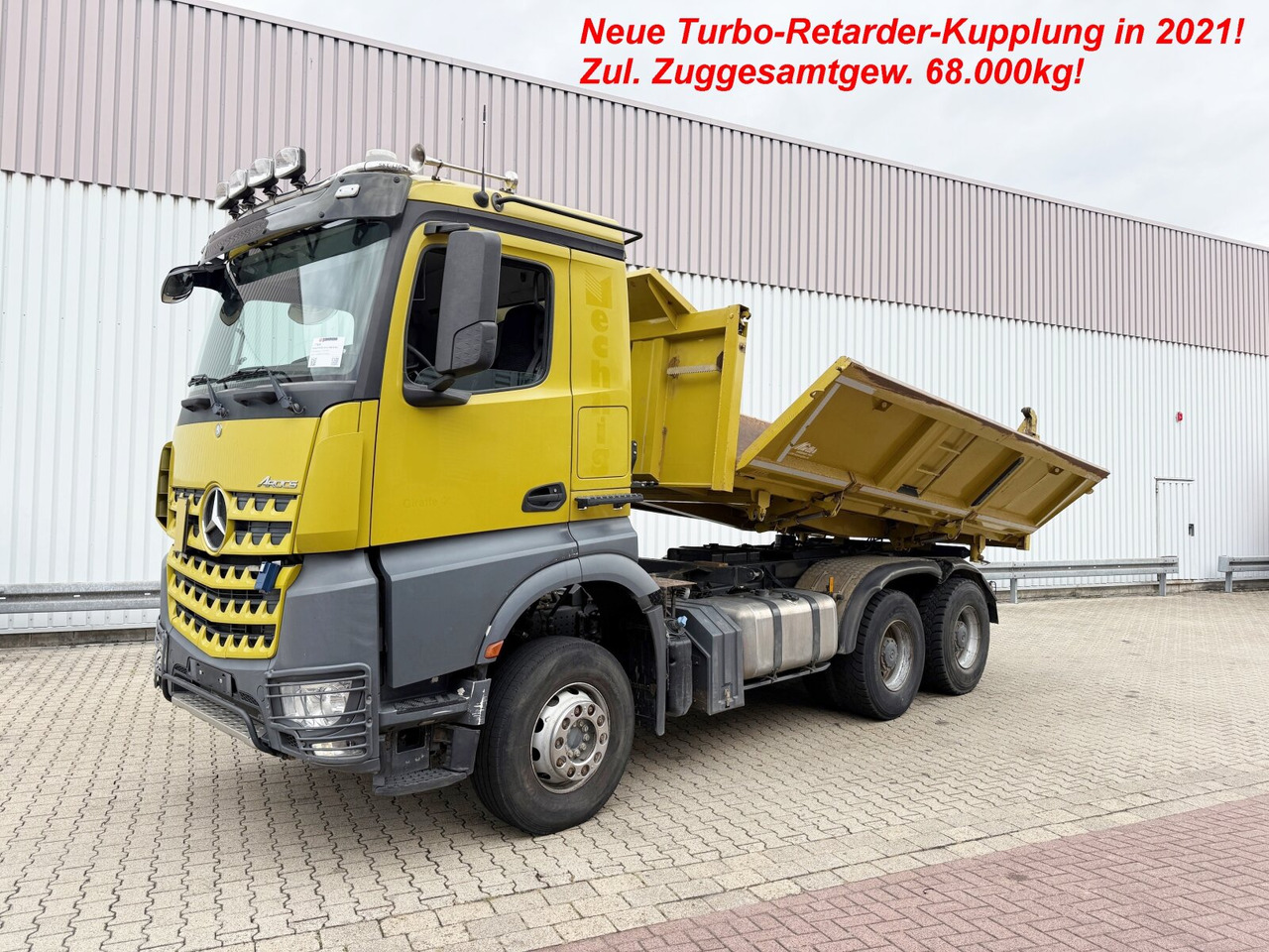 Mercedes-Benz Arocs 3363 K 6x4 Arocs 3363 K 6x4, Grounder, Turbo-Retarder-Kupplung, Bordmatik - Tipper: picture 1 Mercedes-Benz Arocs 3363 K 6x4 Arocs 3363 K 6x4, Grounder, Turbo-Retarder-Kupplung, Bordmatik - Tipper: picture 1