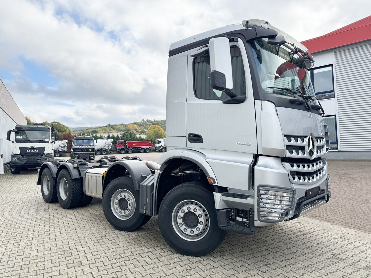 New Hook lift truck Mercedes-Benz Arocs 4148 K 8x4/4 Arocs 4148 K 8x4/4/45, Turbo-Retarder-Kupplung, Grounder: picture 8