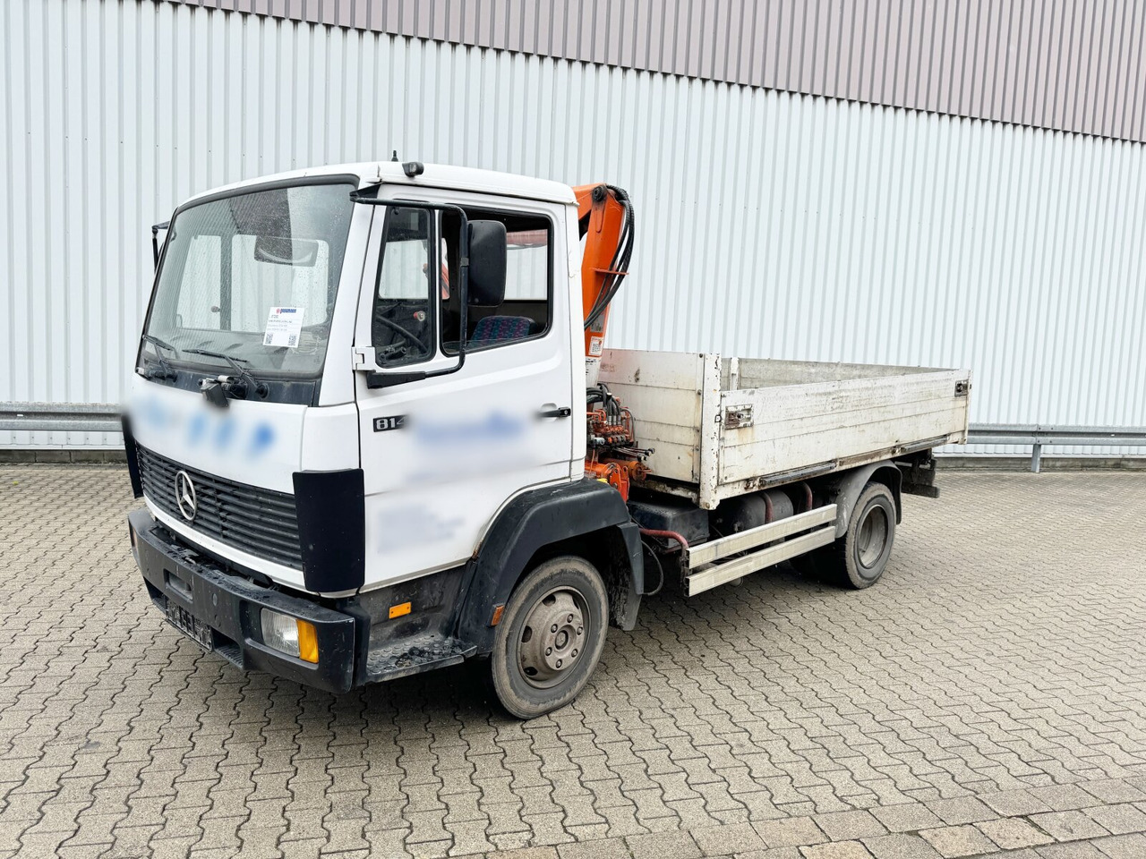 Crane truck, Dropside/ Flatbed truck Mercedes-Benz LK 814 4x2 LK 814 4x2, 6-Zylinder, Kran Tirre Euro 35: picture 8