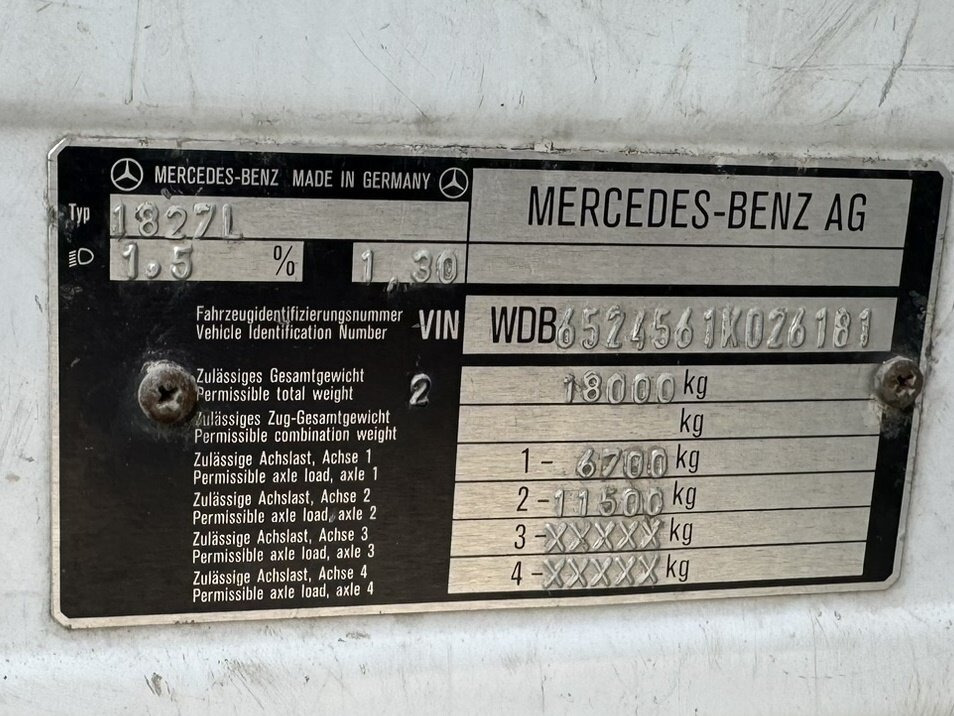Mercedes-Benz SK 1827L 4x2 SK 1827L 4x2 - Dropside/ Flatbed truck: picture 5 Mercedes-Benz SK 1827L 4x2 SK 1827L 4x2 - Dropside/ Flatbed truck: picture 5