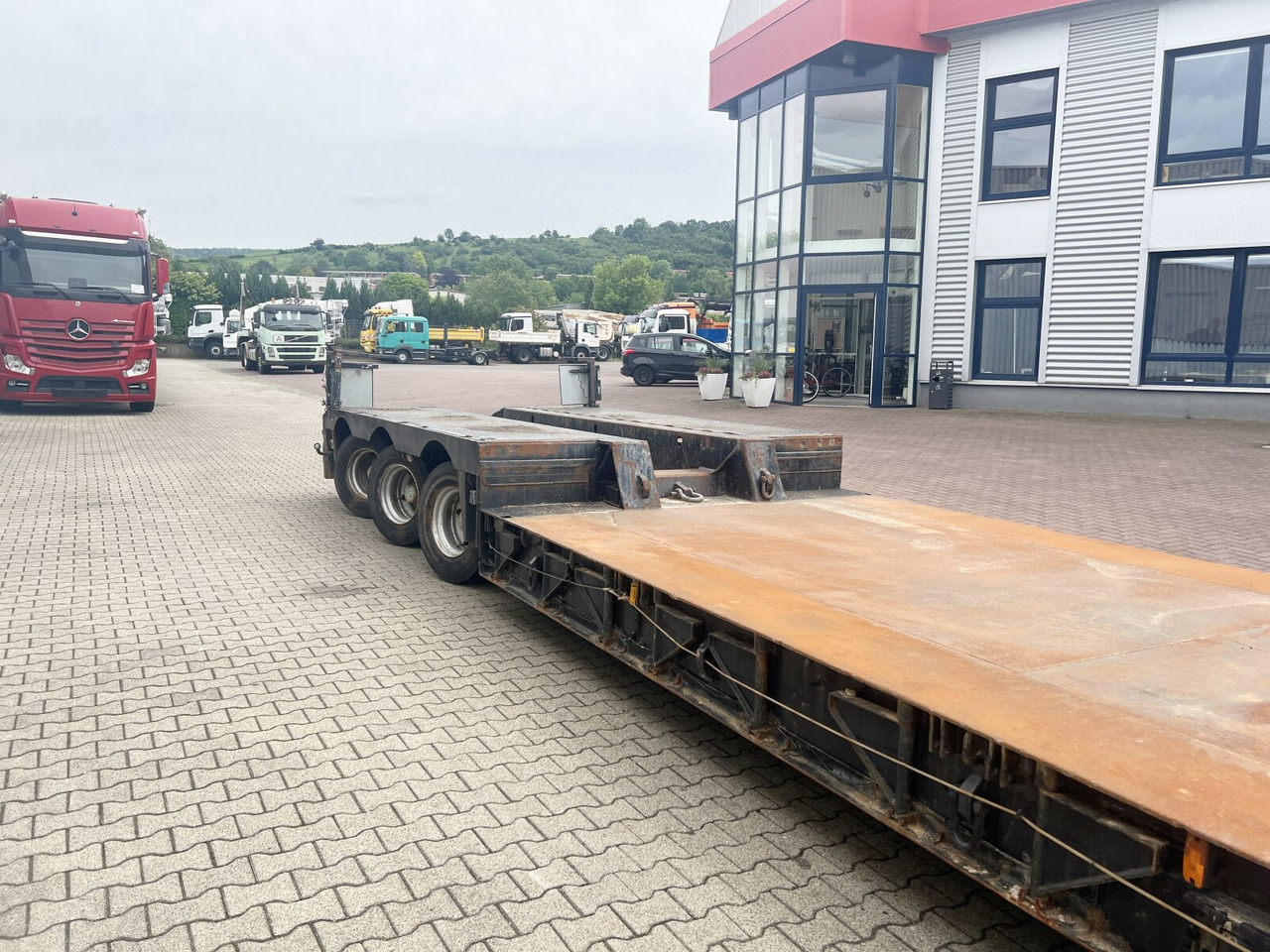 Low loader semi-trailer for transportation of heavy machinery Nooteboom Euro-54-03 Euro-54-03, Schwanenhals abfahrbar, Hydr. Zwangsgelenkt: picture 13