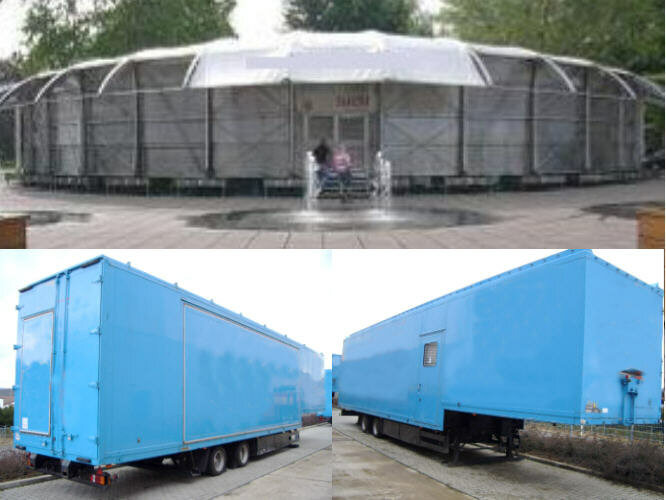 SAnh SAK17 2x WILLE SAK17 Kofferauflieger für mobile Austellungshalle, Jumbo Mega - Closed box semi-trailer: picture 1 SAnh SAK17 2x WILLE SAK17 Kofferauflieger für mobile Austellungshalle, Jumbo Mega - Closed box semi-trailer: picture 1