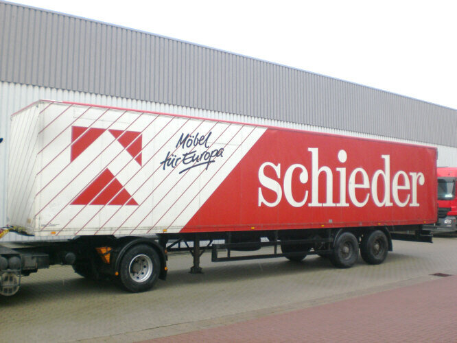 SLG 2/90 SPIER SLG 2/90, Möbelkofferauflieger, 80 cbm, 2x VORHANDEN! - Closed box semi-trailer: picture 2 SLG 2/90 SPIER SLG 2/90, Möbelkofferauflieger, 80 cbm, 2x VORHANDEN! - Closed box semi-trailer: picture 2