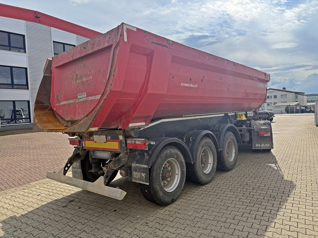 Semi-trailer Schwarzmüller K-Serie Kippauflieger, Hardoxmulde ca. 24/26m³, Liftachse K-Serie Kippauflieger, Hardoxmulde ca. 24/26m³, Liftachse: picture 12