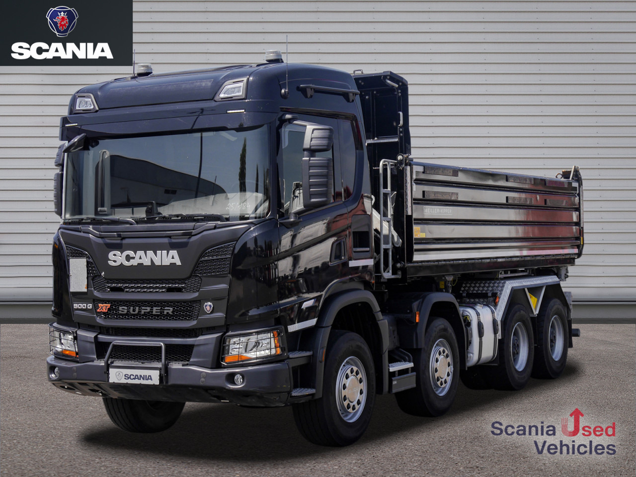 SCANIA G 500 B8x4HZ XT - Meiller Gesteinskipper / Bordmat - Tipper: picture 1 SCANIA G 500 B8x4HZ XT - Meiller Gesteinskipper / Bordmat - Tipper: picture 1