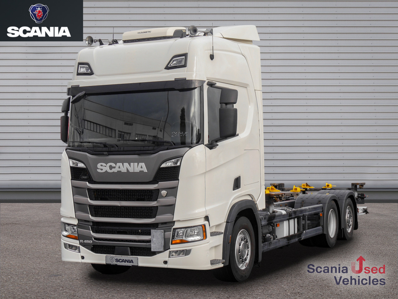 SCANIA R 450 B6x2NB - Schaltgetriebe / LBW - - Container transporter/ Swap body truck: picture 1 SCANIA R 450 B6x2NB - Schaltgetriebe / LBW - - Container transporter/ Swap body truck: picture 1