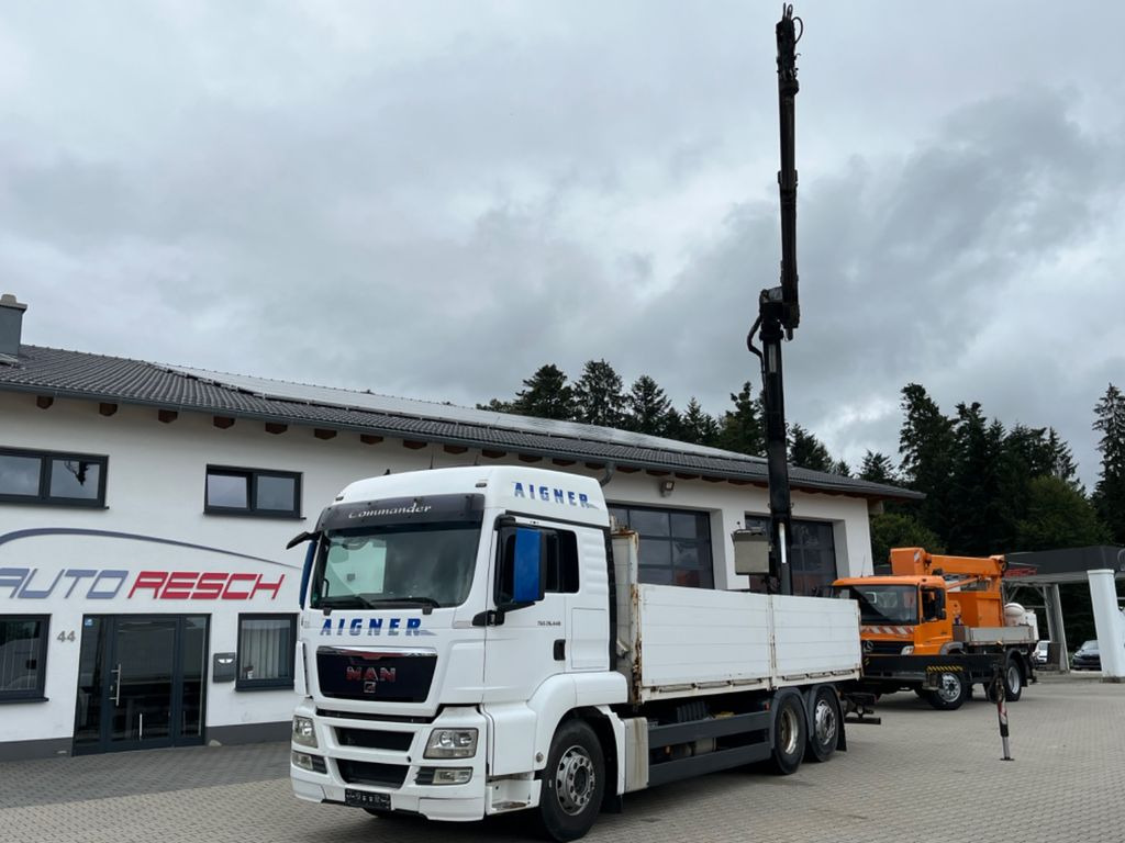 MAN TGS 26.440 Baustoff mit HIAB XS 166 Kran MAN TGS 26.440 Baustoff mit HIAB XS 166 Kran - Dropside/ Flatbed truck, Crane truck: picture 1 MAN TGS 26.440 Baustoff mit HIAB XS 166 Kran MAN TGS 26.440 Baustoff mit HIAB XS 166 Kran - Dropside/ Flatbed truck, Crane truck: picture 1
