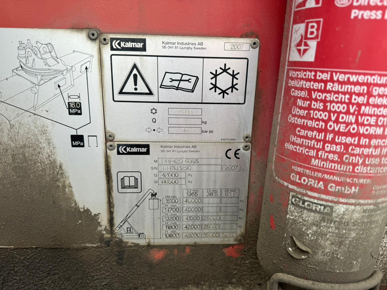 Container handler KALMAR DRF420-60S5 BJ: 2007 BStd: 32773h: picture 10
