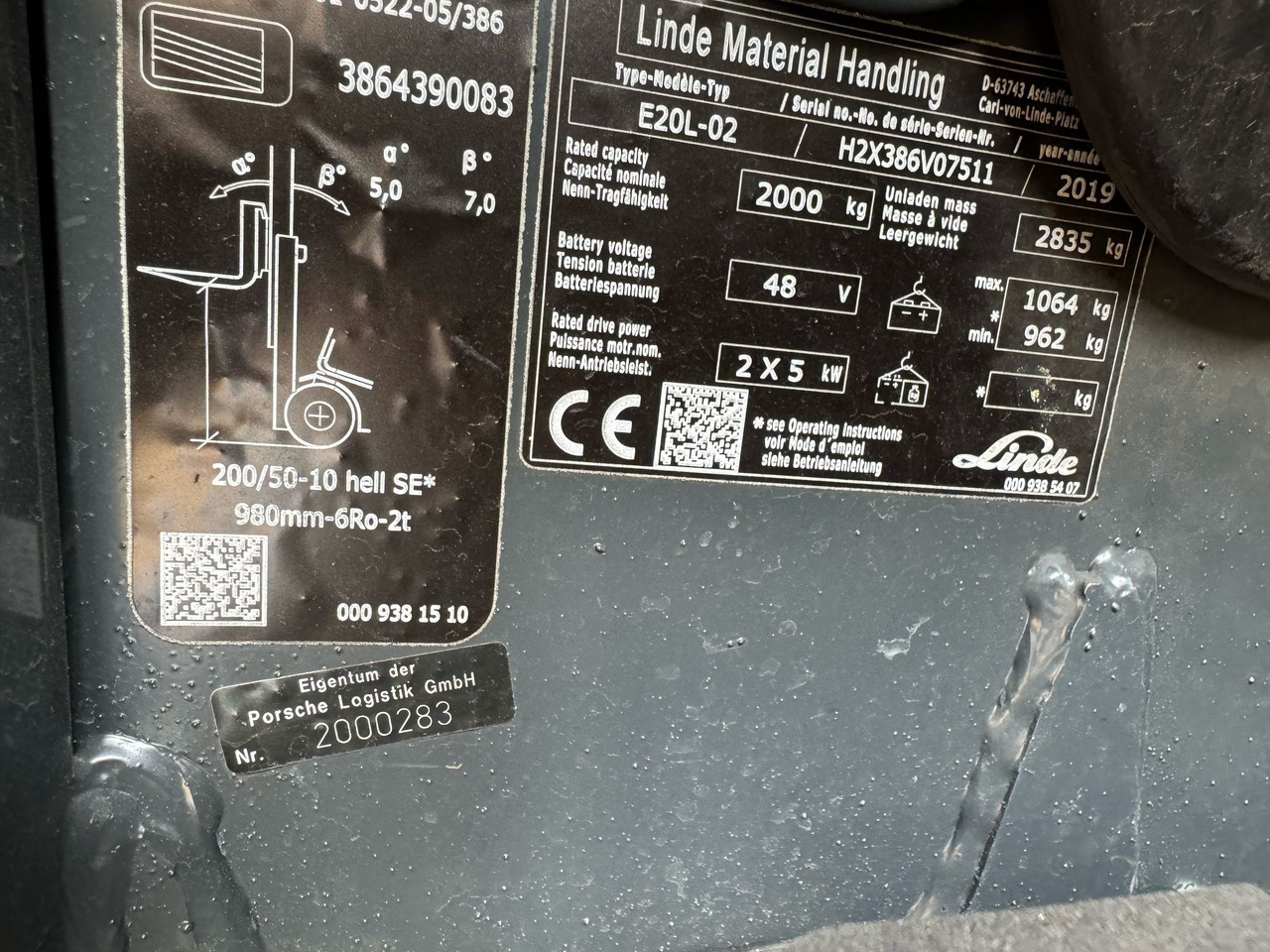 Lease a Linde E20L-02 Triplex Elektro Zinkenverstellgerät Linde E20L-02 Triplex Elektro Zinkenverstellgerät: picture 8 Lease a Linde E20L-02 Triplex Elektro Zinkenverstellgerät Linde E20L-02 Triplex Elektro Zinkenverstellgerät: picture 8