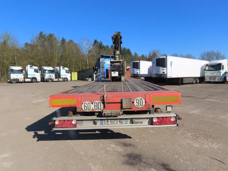 Dropside/ Flatbed semi-trailer Kaiser HIAB  175, REMOTE control,  retractable: picture 11