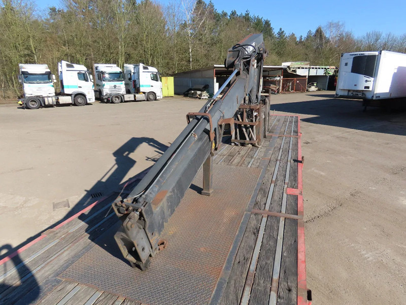 Dropside/ Flatbed semi-trailer Kaiser HIAB  175, REMOTE control,  retractable: picture 9