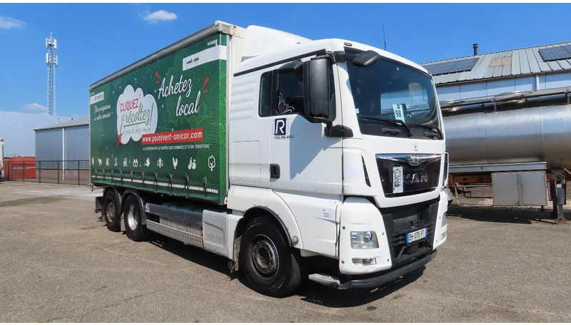 MAN TGX 18.480 446577 KM! RETARDER+ liftaxel + moving axel - Curtainsider truck: picture 1 MAN TGX 18.480 446577 KM! RETARDER+ liftaxel + moving axel - Curtainsider truck: picture 1