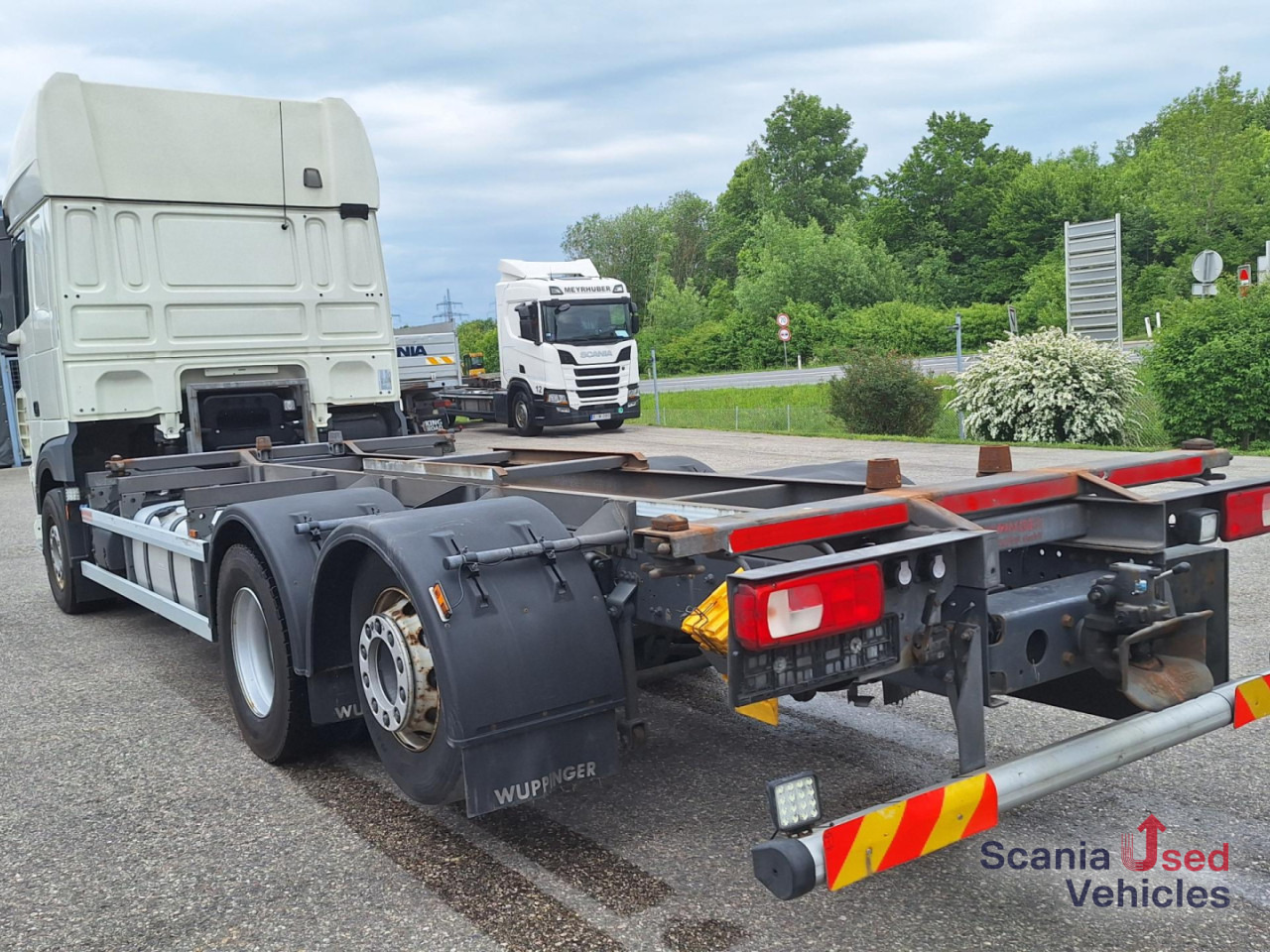 Container transporter/ Swap body truck DAF XF 480 6x2 SSC Intarder !: picture 12