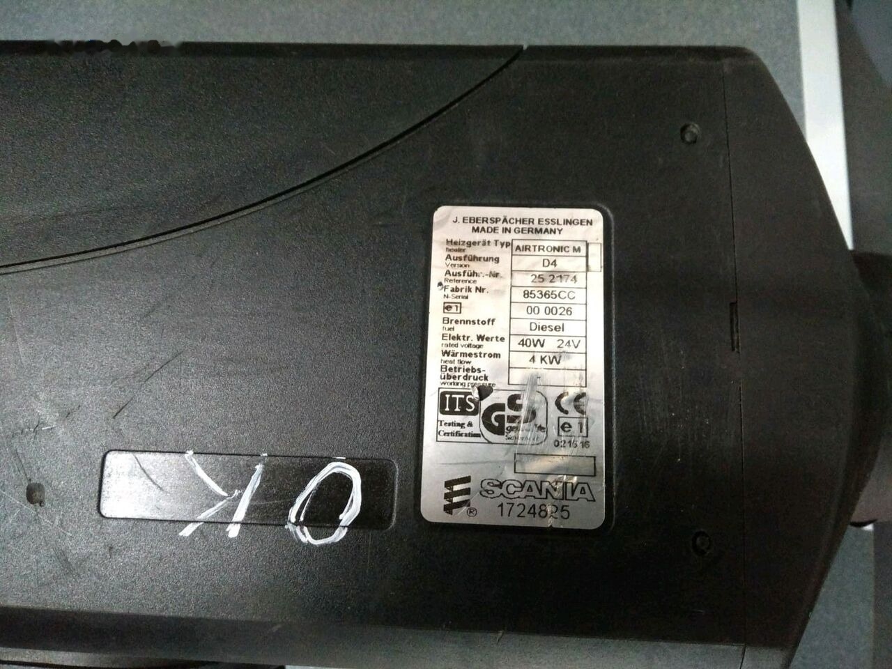 Scania D4 NIGHT , EBERSPACHER, AIRTRONIC, WEBASTO - Heating/ Ventilation for Truck: picture 3 Scania D4 NIGHT , EBERSPACHER, AIRTRONIC, WEBASTO - Heating/ Ventilation for Truck: picture 3