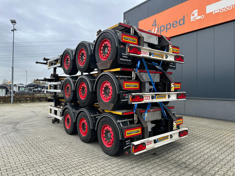 Burg stack of 3x BURG 20FT ADR (EX/II, EX/III, FL, AT) Chassis, Empty weight : 3.690kg, SAF INTRADISC, 2x Liftaxle, NL-chassis - Container transporter/ Swap body semi-trailer: picture 3 Burg stack of 3x BURG 20FT ADR (EX/II, EX/III, FL, AT) Chassis, Empty weight : 3.690kg, SAF INTRADISC, 2x Liftaxle, NL-chassis - Container transporter/ Swap body semi-trailer: picture 3