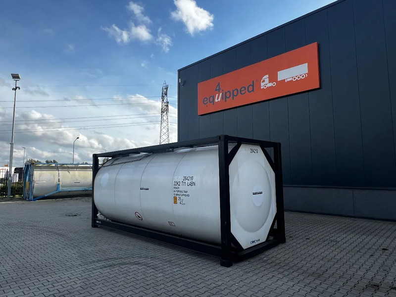 CIMC UNUSED, BOTH FOOD STUFF/CHEMICAL USE, 20FT ISO, 25.000L, L4BN, UN Portable, T11, test: 1-2027 - Storage tank: picture 3 CIMC UNUSED, BOTH FOOD STUFF/CHEMICAL USE, 20FT ISO, 25.000L, L4BN, UN Portable, T11, test: 1-2027 - Storage tank: picture 3