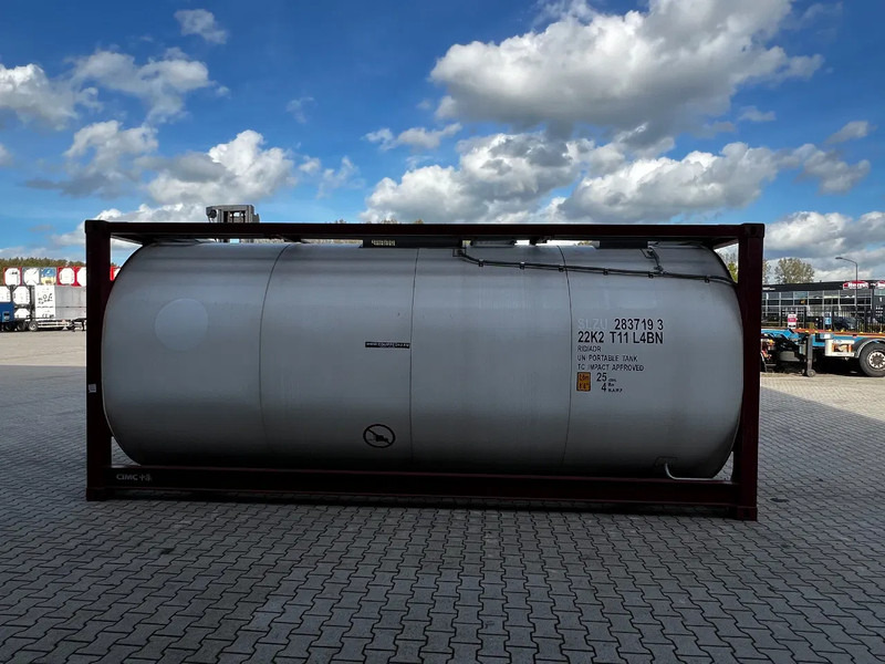 CIMC UNUSED, BOTH FOOD STUFF/CHEMICAL USE, 20FT ISO, 25.000L, L4BN, UN Portable, T11, test: 12-2026 - Storage tank: picture 4 CIMC UNUSED, BOTH FOOD STUFF/CHEMICAL USE, 20FT ISO, 25.000L, L4BN, UN Portable, T11, test: 12-2026 - Storage tank: picture 4