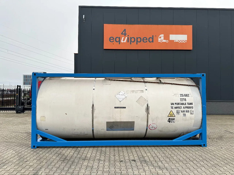 Consani 25.100L / 1-COMP, 20FT ISO, UN PORTABLE T11, 2,5Y-inspection till: 02-2028 - Storage tank: picture 3 Consani 25.100L / 1-COMP, 20FT ISO, UN PORTABLE T11, 2,5Y-inspection till: 02-2028 - Storage tank: picture 3