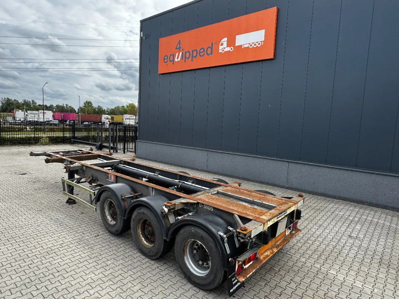 DESOT nice 20FT/30FT ADR-Chassis for SMALL PRICE, liftaxle, 5 twistlocks arms - Container transporter/ Swap body semi-trailer: picture 3 DESOT nice 20FT/30FT ADR-Chassis for SMALL PRICE, liftaxle, 5 twistlocks arms - Container transporter/ Swap body semi-trailer: picture 3