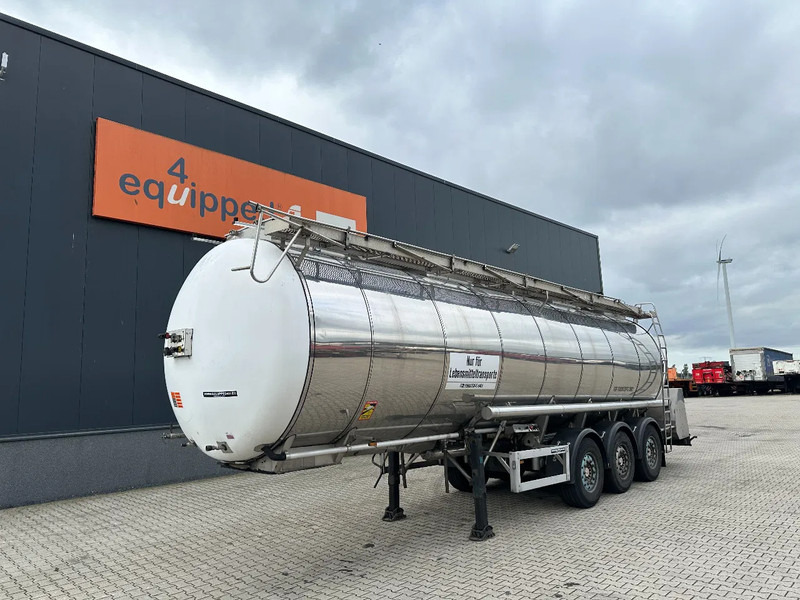 Feldbinder FOOD / LEVENSMIDDELEN / LEBENSMITTEL / 33.500L / 3-COMP / PUMP / NL-trailer / APK: 10-2026 - Tank semi-trailer: picture 1 Feldbinder FOOD / LEVENSMIDDELEN / LEBENSMITTEL / 33.500L / 3-COMP / PUMP / NL-trailer / APK: 10-2026 - Tank semi-trailer: picture 1