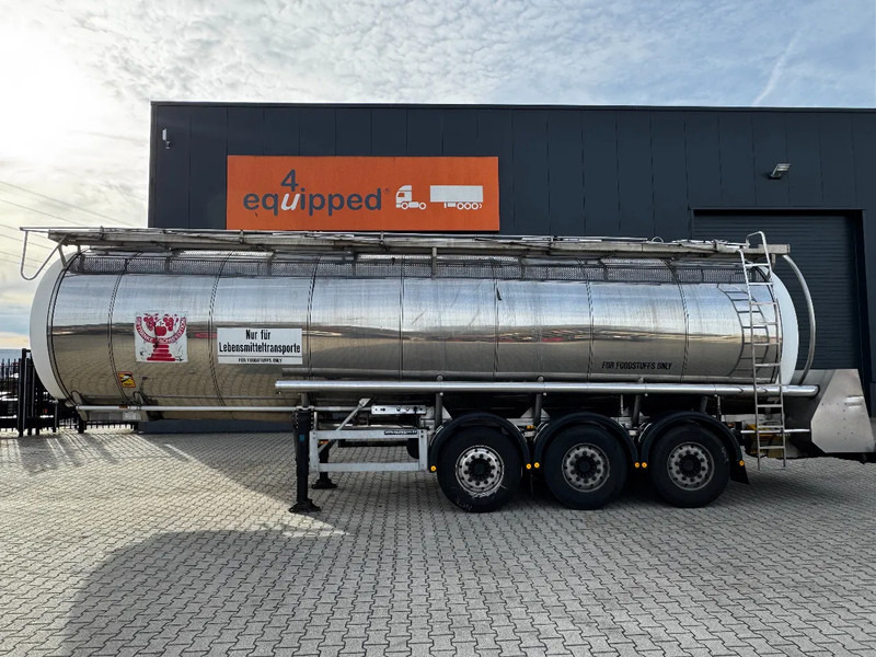 Feldbinder LEBENSMITTEL / LEVENSMIDDELEN FOOD / 33.500L / 3-COMP / PUMPE / INOX / NL-trailer / APK: 10-2026 - Tank semi-trailer: picture 2 Feldbinder LEBENSMITTEL / LEVENSMIDDELEN FOOD / 33.500L / 3-COMP / PUMPE / INOX / NL-trailer / APK: 10-2026 - Tank semi-trailer: picture 2