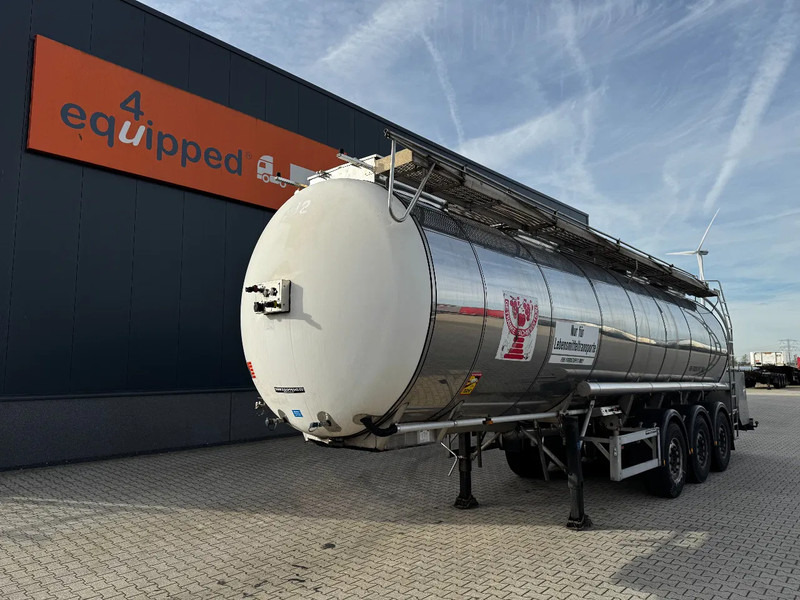 Feldbinder LEBENSMITTEL / LEVENSMIDDELEN FOOD / 33.500L / 3-COMP / PUMPE / INOX / NL-trailer / APK: 10-2026 - Tank semi-trailer: picture 1 Feldbinder LEBENSMITTEL / LEVENSMIDDELEN FOOD / 33.500L / 3-COMP / PUMPE / INOX / NL-trailer / APK: 10-2026 - Tank semi-trailer: picture 1