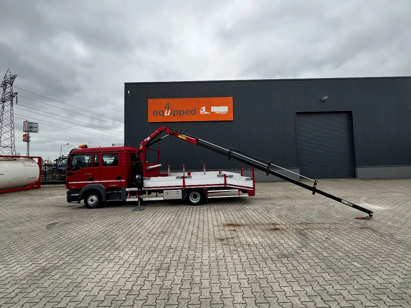 MAN TGL 8.180 Dubbele Cabine (DOKA), HMF535 K3 kraan met slechts 283 uur en 211.164km, EURO-6, oprij-platen, NL-truck, APK: 11/2025 - Autotransporter truck, Crane truck: picture 1 MAN TGL 8.180 Dubbele Cabine (DOKA), HMF535 K3 kraan met slechts 283 uur en 211.164km, EURO-6, oprij-platen, NL-truck, APK: 11/2025 - Autotransporter truck, Crane truck: picture 1