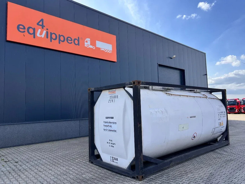 SINGAMAS TOP: Food grade, 25.000L, foodgrade, insp. till 07/2026 - Storage tank: picture 1 SINGAMAS TOP: Food grade, 25.000L, foodgrade, insp. till 07/2026 - Storage tank: picture 1