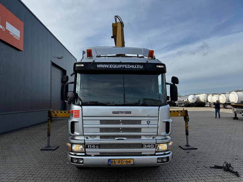 Crane truck Scania P114-340 + HIAB 19-5 crane + remote / Euro-3 / 3 pedals / NL-truck / APK: 12-2025: picture 8
