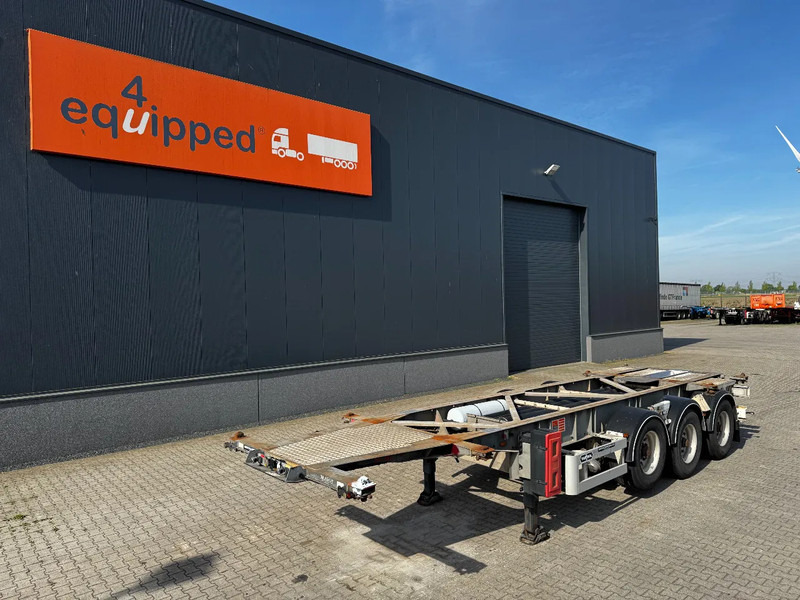 Van Hool 20FT/30FT, ADR (EX/II, EX/III, FL, AT), BPW + drum, ALCOA, galvanized, liftaxle, NL-Chassis - Container transporter/ Swap body semi-trailer: picture 1 Van Hool 20FT/30FT, ADR (EX/II, EX/III, FL, AT), BPW + drum, ALCOA, galvanized, liftaxle, NL-Chassis - Container transporter/ Swap body semi-trailer: picture 1