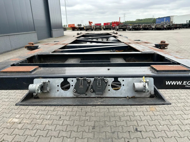 Container transporter/ Swap body semi-trailer Van Hool 20FT/30FT, ADR (EX/II, EX/III, FL, OX AT), SAF + disc, liftaxle, NL-Chassis: picture 7