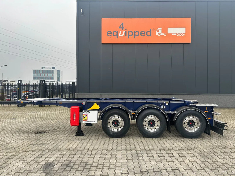 Van Hool NEW / DIRECT AVAILABLE 20FT ADR-CHASSIS, EMPTY WEIGHT: 3.300KG, DISCBRAKES, 3x available, ALU WHEELS - Container transporter/ Swap body semi-trailer: picture 2 Van Hool NEW / DIRECT AVAILABLE 20FT ADR-CHASSIS, EMPTY WEIGHT: 3.300KG, DISCBRAKES, 3x available, ALU WHEELS - Container transporter/ Swap body semi-trailer: picture 2