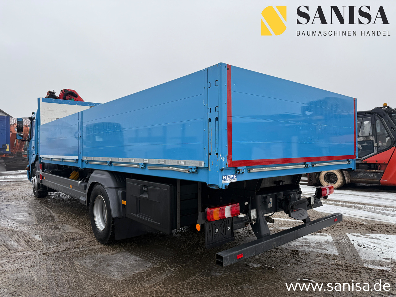 MERCEDES-BENZ Atego 1524/Palfinger PK 9.501/Funk - Dropside/ Flatbed truck, Crane truck: picture 4 MERCEDES-BENZ Atego 1524/Palfinger PK 9.501/Funk - Dropside/ Flatbed truck, Crane truck: picture 4