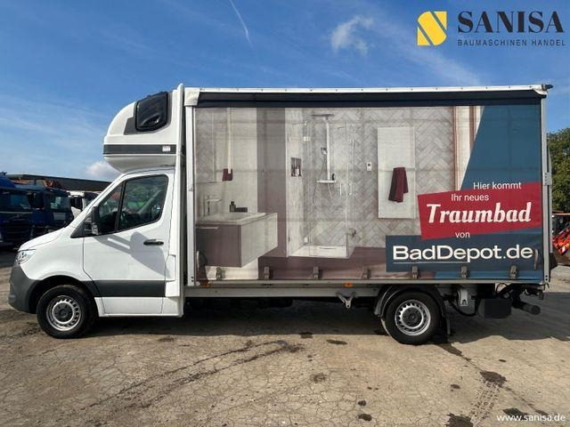 Mercedes-Benz Sprinter 317/LBW/Schlafkabine/Euro 6D - Curtainsider truck: picture 2 Mercedes-Benz Sprinter 317/LBW/Schlafkabine/Euro 6D - Curtainsider truck: picture 2