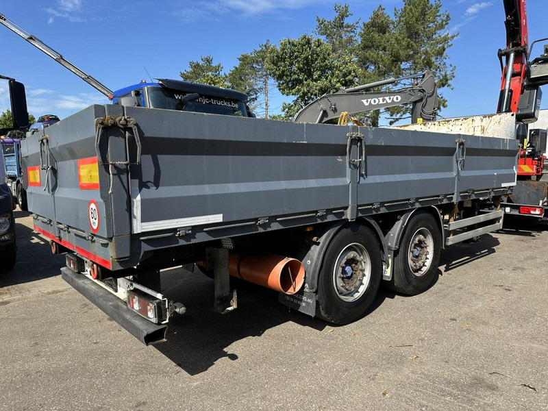 A&D ZA 18 2-AS AANHANGER - 6m50 - GROTE WIELEN - BELGISCHE PAPIEREN - LUCHTVERING / AIR SUSPENSION - Dropside/ Flatbed trailer: picture 2 A&D ZA 18 2-AS AANHANGER - 6m50 - GROTE WIELEN - BELGISCHE PAPIEREN - LUCHTVERING / AIR SUSPENSION - Dropside/ Flatbed trailer: picture 2