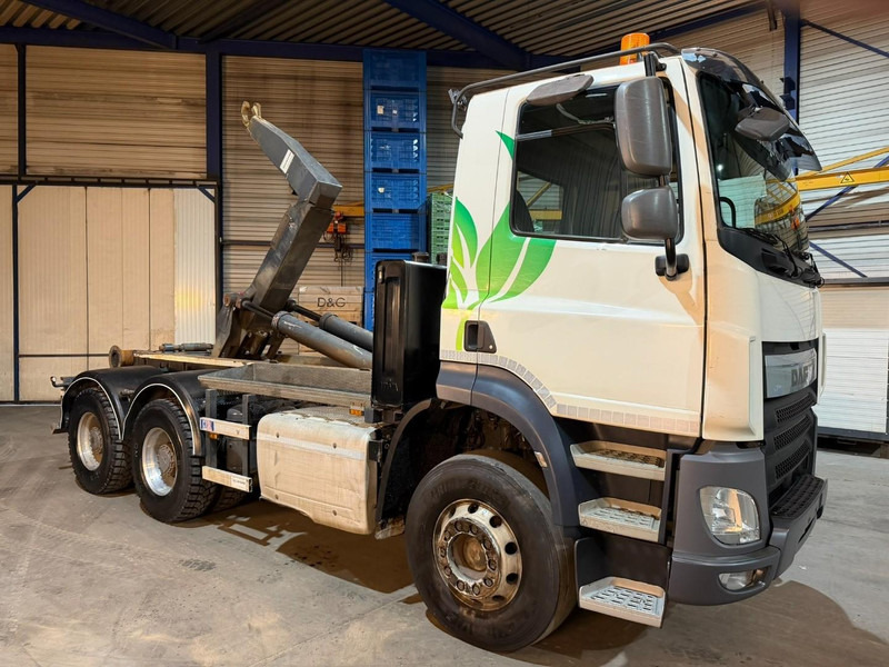 DAF CF 460 6x4 FAT HOOKLIFT - WB 3m35 - STEEL SPRING / BIG AXLES HUB REDUCTION - EURO 6 - BE TRUCK - Hook lift truck: picture 1 DAF CF 460 6x4 FAT HOOKLIFT - WB 3m35 - STEEL SPRING / BIG AXLES HUB REDUCTION - EURO 6 - BE TRUCK - Hook lift truck: picture 1
