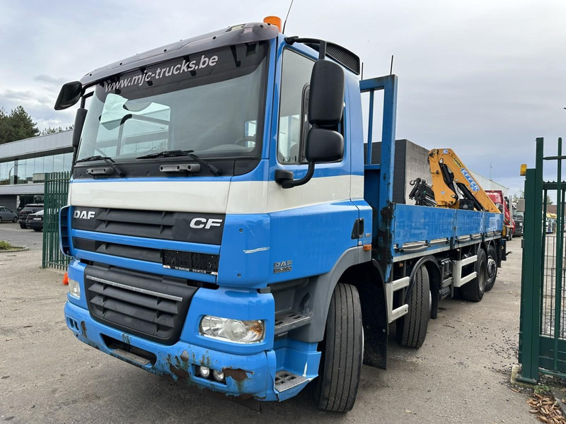DAF CF 85.360 8x2 PLATFORM 7m35 + CRANE EFFER 165-3S + RADIO - MANUAL GEARBOX ZF - EURO 5 - BE TRUCK - Crane truck: picture 4 DAF CF 85.360 8x2 PLATFORM 7m35 + CRANE EFFER 165-3S + RADIO - MANUAL GEARBOX ZF - EURO 5 - BE TRUCK - Crane truck: picture 4