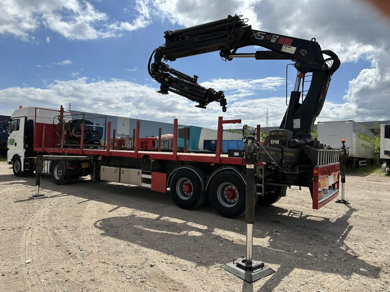 Dropside/ Flatbed semi-trailer Kwb 2-AS KRAANWAGEN + HIAB 377 E-4 HIPRO + JIB 100X-3 + RADIO + ROTATOR - SAF assen - LUCHTVERING - BELGISCHE KENTEKEN: picture 6 Dropside/ Flatbed semi-trailer Kwb 2-AS KRAANWAGEN + HIAB 377 E-4 HIPRO + JIB 100X-3 + RADIO + ROTATOR - SAF assen - LUCHTVERING - BELGISCHE KENTEKEN: picture 6
